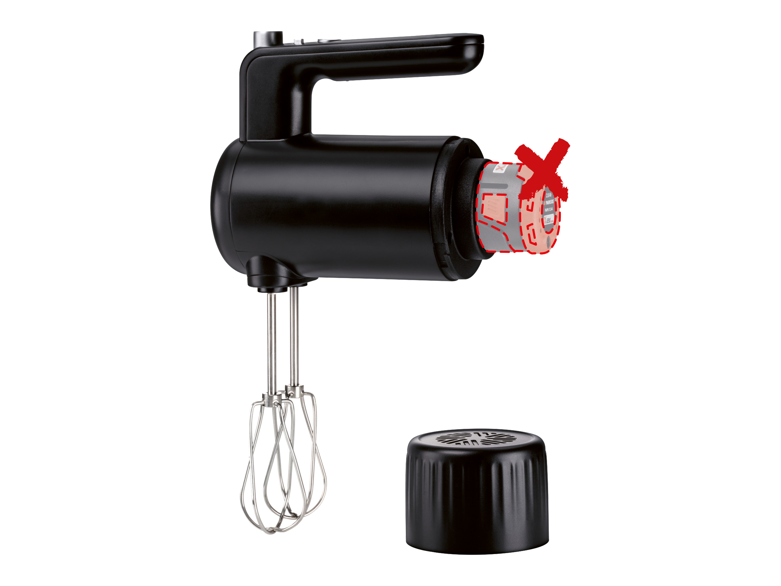 SILVERCREST® KITCHEN TOOLS Aku ručný mixér 12 V HMA12A1 / SOHMA12A1