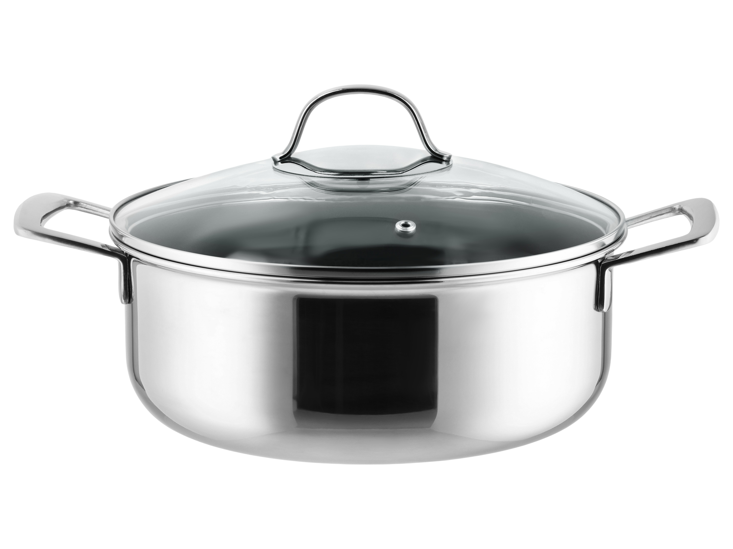 SILVERCREST® Hrniec z ušľachtilej ocele Premium, Ø 24 cm