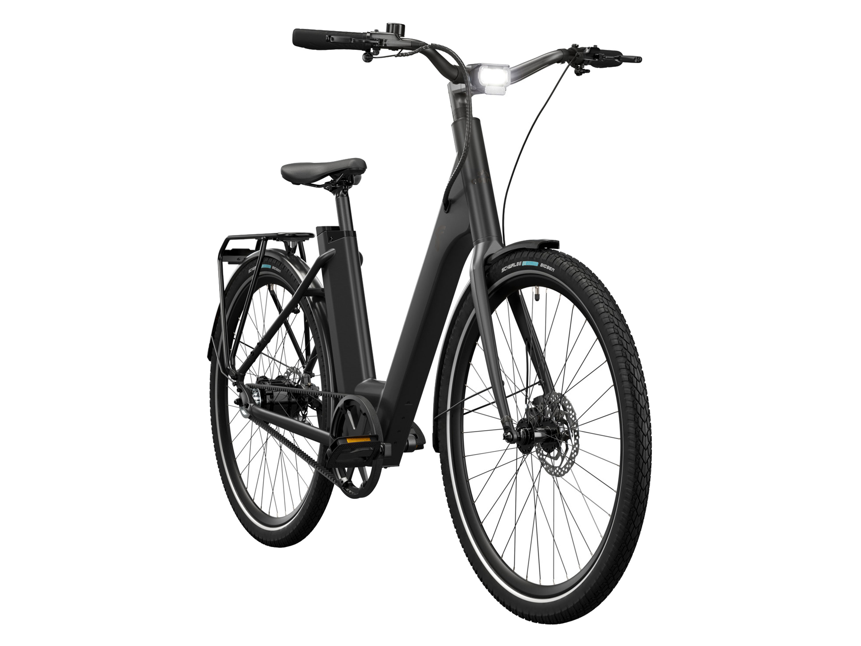 CRIVIT Mestský elektrobicykel Y.3 Belt Drive (čierna)