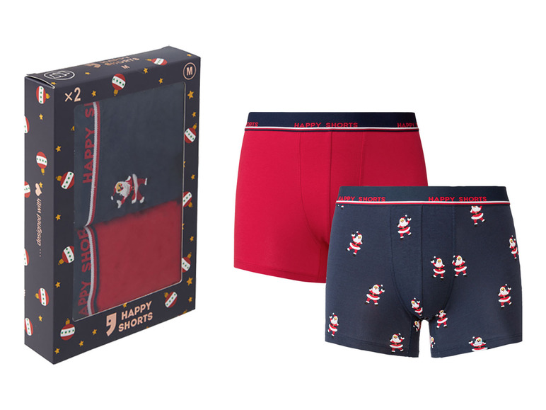 Prejsť na zobrazenie na celú obrazovku: Happy Shorts Pánske boxerky s vianočným motívom, 2 kusy – obrázok 12