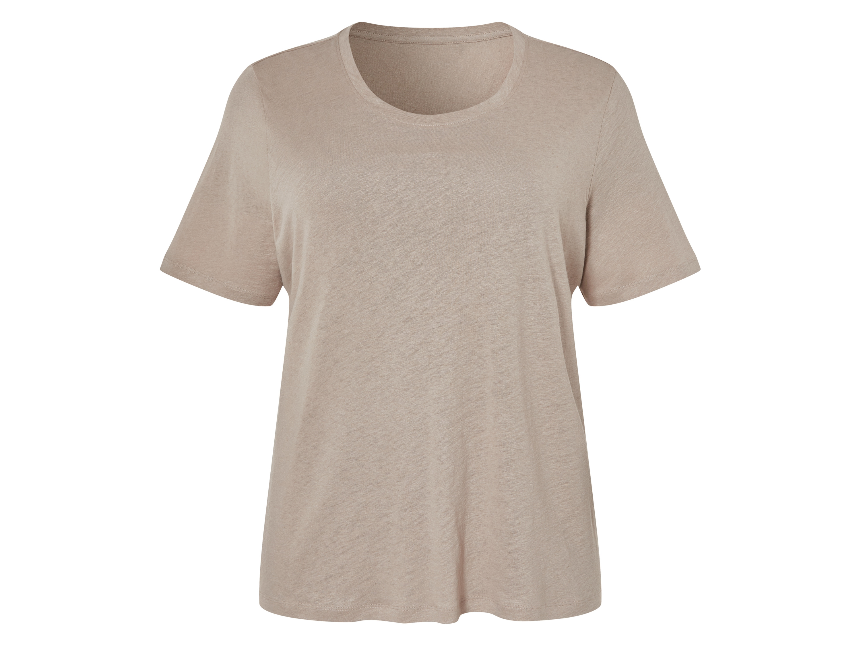 E-shop esmara® Dámske ľanové tričko XXL (hnedosivá, 3XL (56/58))