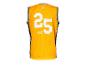 Žlté basketbalové tričko Crivit s číslom 25.