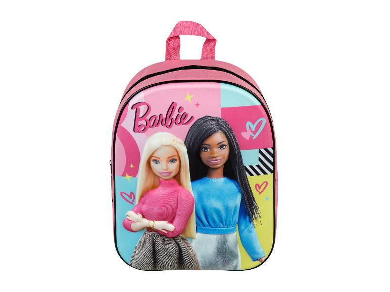 Ružový batoh s motívom Barbie.