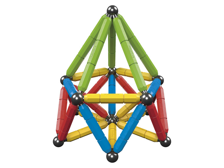 Playtive Magnetická stavebnica (farebná)