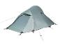 Ľahký stan, šedo-zelená farba.
