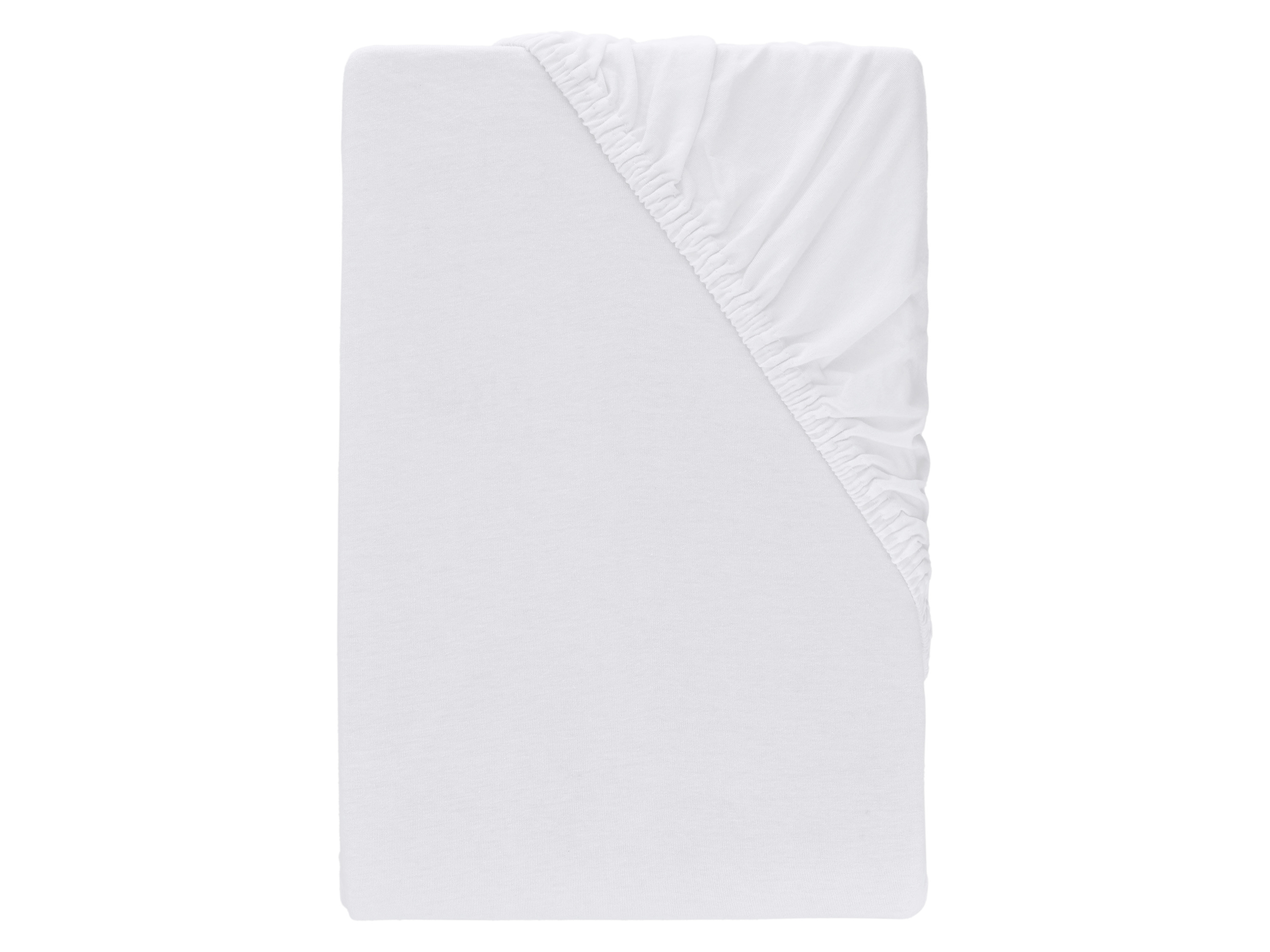 LIVARNO® Bielastická boxspringová napínacia plachta Premium, 180 – 200 x 200 cm (biela)