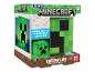 Krabica na lampu Minecraft Creeper, ktorá po zapnutí vydáva zvuky.