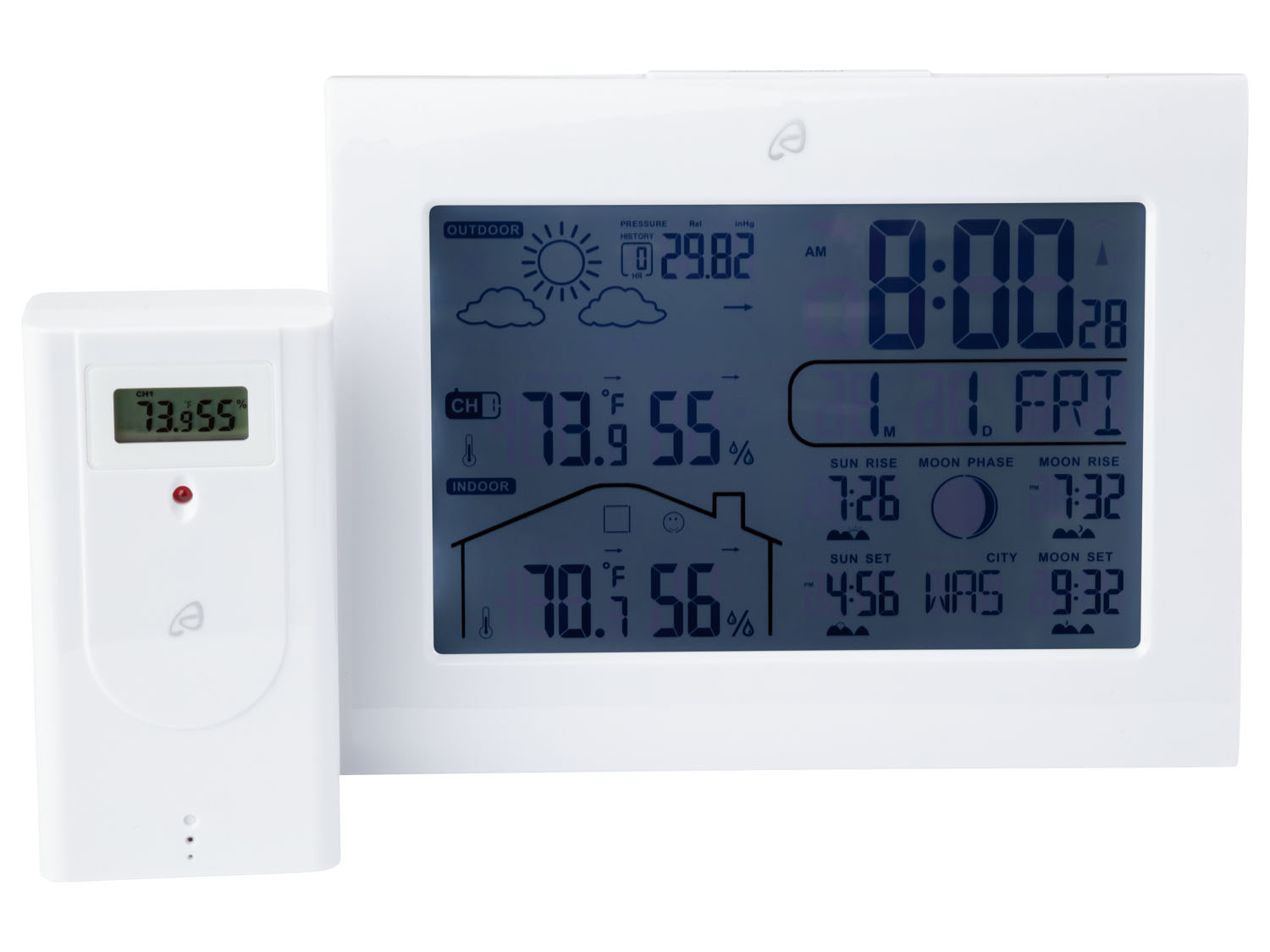 AURIOL® Meteostanica (biela)