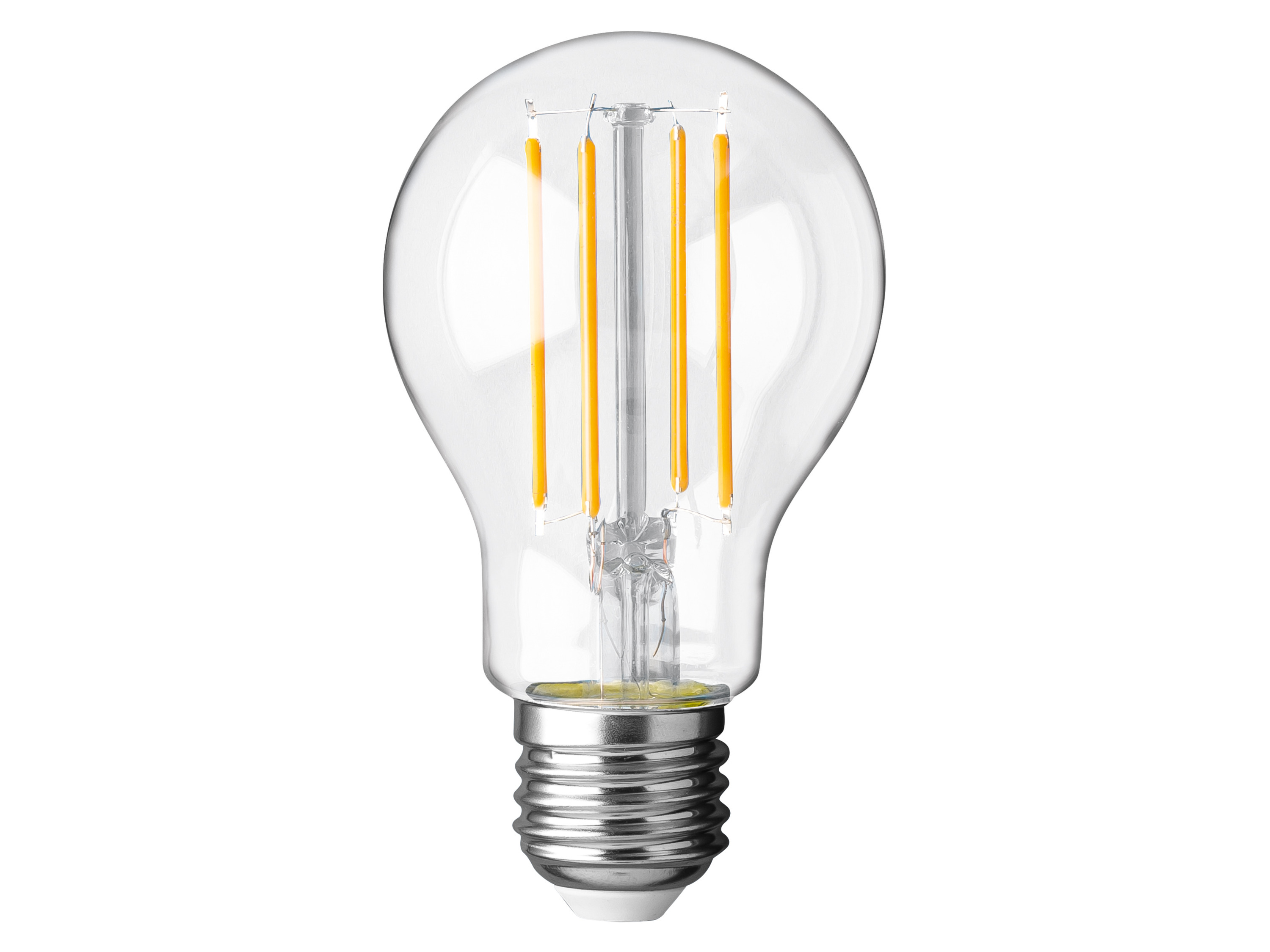 LIVARNO® Filamentové LED žiarovky (hruška E27 7,3 W, číra)