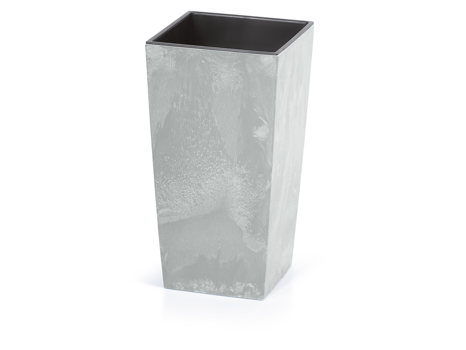 Prosperplast Kvetináč s vložkou Urbi Square (sivá/betón, 33 x 61 x 33 cm (Š x V x H))