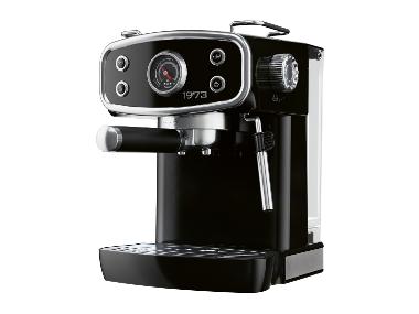 SILVERCREST® Kávovar Chrom Retro 1973 SEMR 1400 B1, čierna