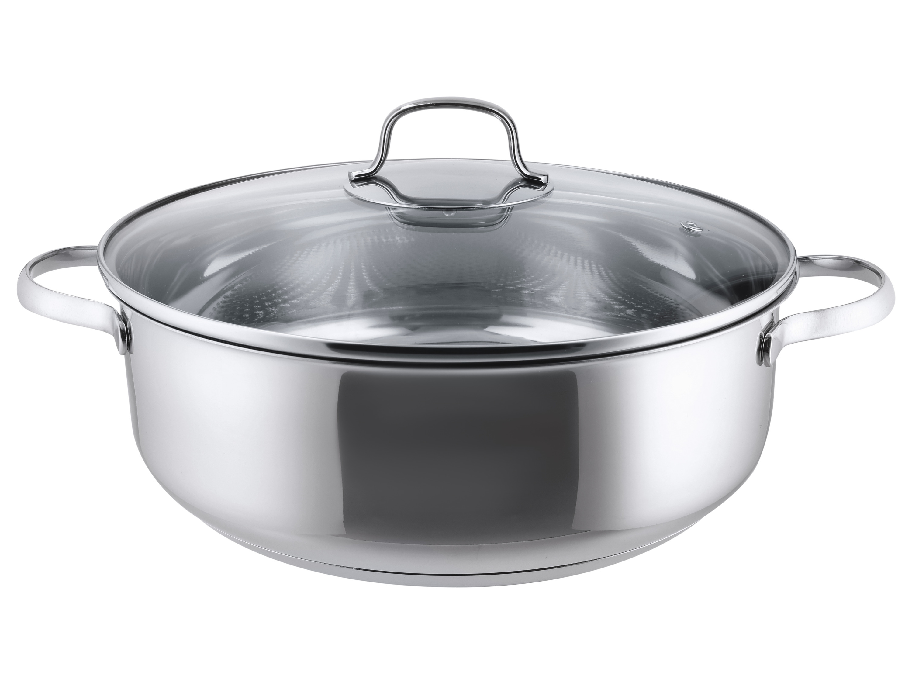 SILVERCREST® Kastról z ušľachtilej ocele, 28 cm (s keramickou vrstvou ILAG® Professional S)