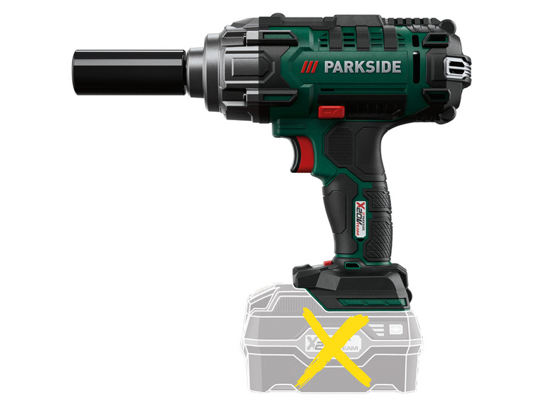 Prejsť na zobrazenie na celú obrazovku: PARKSIDE® Aku rázový uťahovák na kolesá auta – bez akumulátora – obrázok 1