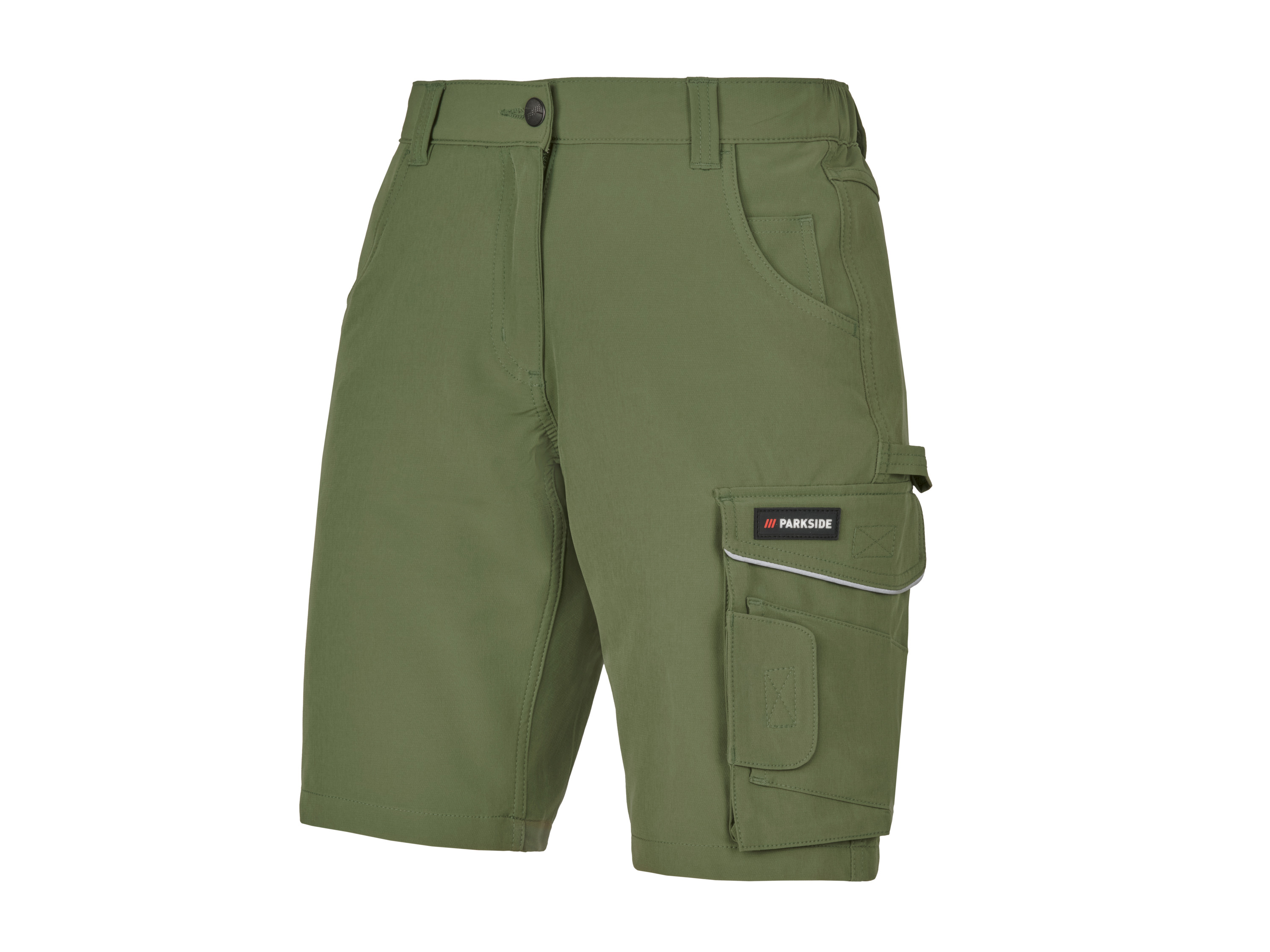 PARKSIDE® Dámske strečové pracovné šortky (zelená, 38)