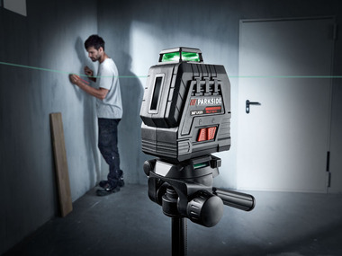 PARKSIDE PERFORMANCE® Aku krížový líniový laser 4 V PKLLP 360 B3