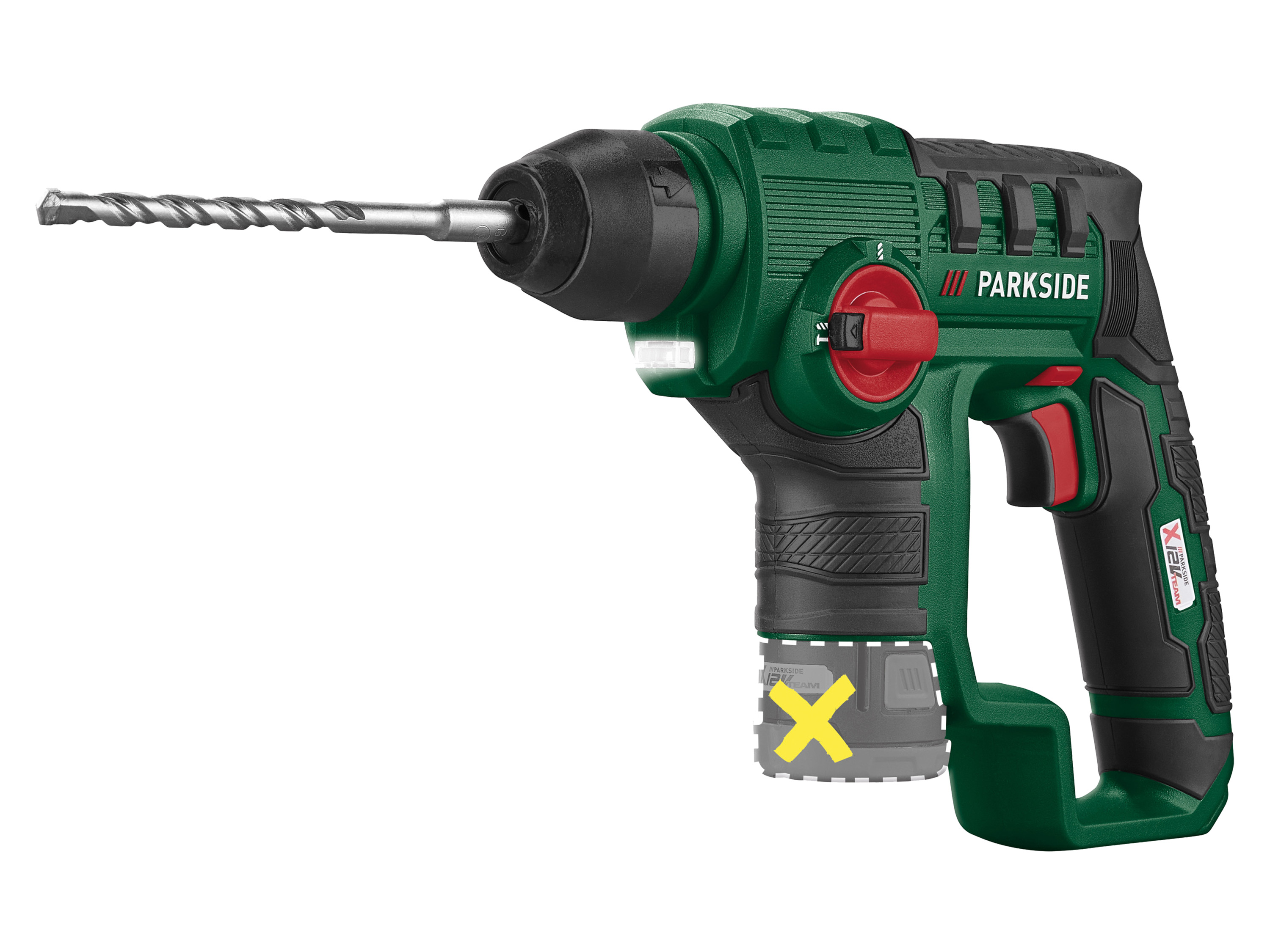 PARKSIDE® Aku vŕtacie kladivo 12 V PBHA 12 A1