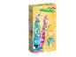 Krabička DIY Highlighters s jednorožcom a tučniakom, svietiaca žlto.