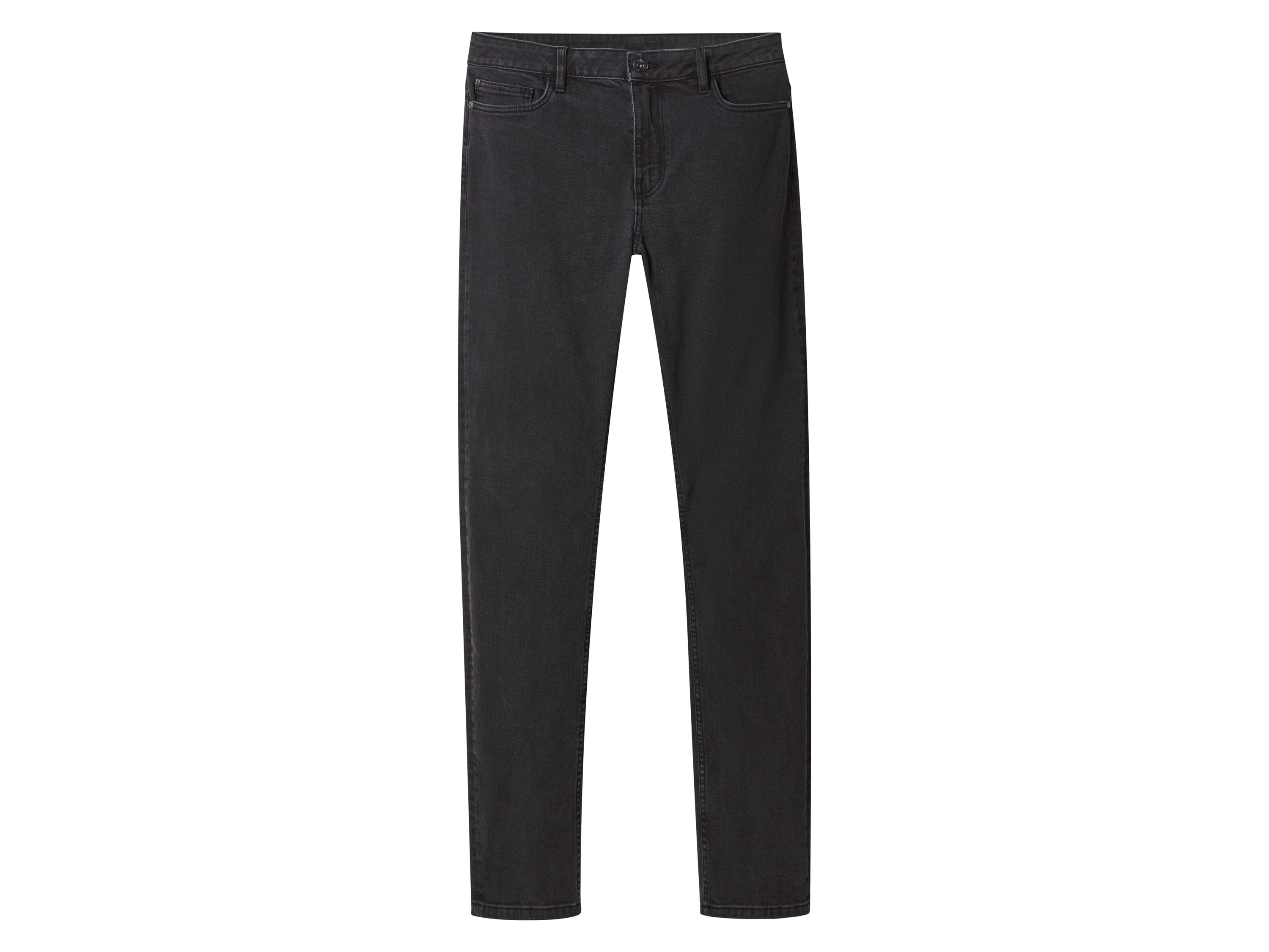 esmara® Dámske rifle „Straight High Waist“ (čierna, 40)
