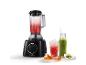 Čierny mixér Bosch s dvoma pohármi smoothies