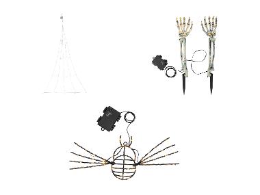 Halloweenska LED dekorácia