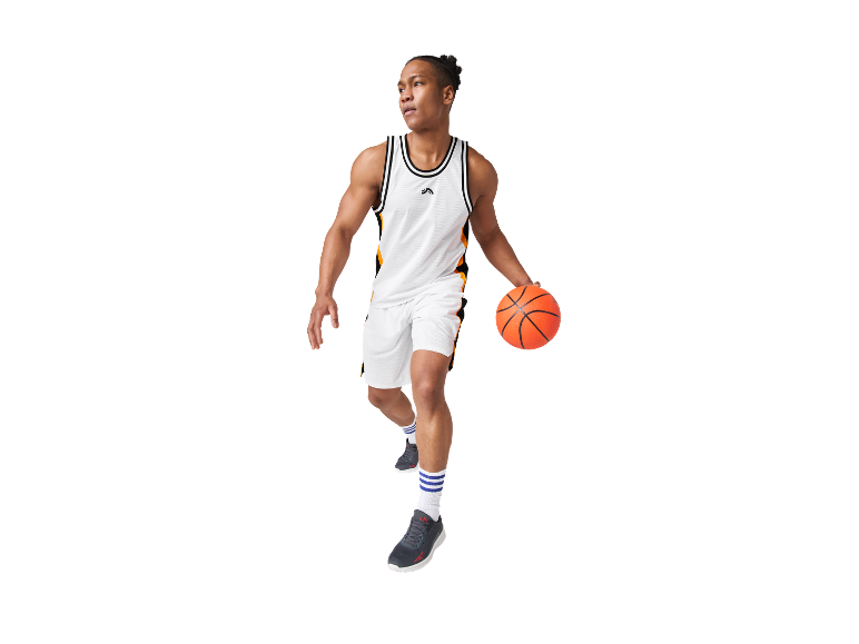 Crivit Pánsky funkčný basketbalový top (biela, XL (56/58))