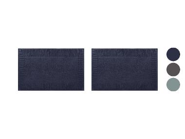 LIVARNO® Froté predložka do sprchy, 50 x 80 cm, 2 kusy