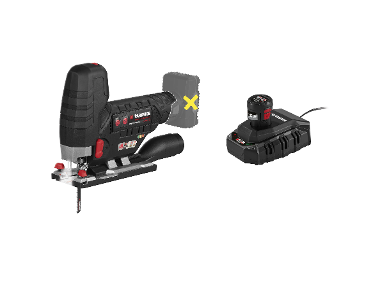 PARKSIDE PERFORMANCE® Aku priamočiara píla 12 V PPSTKA 12 A1 + Akumulátor 12 V/2,5 Ah PAPK 12 2.5 B1 + Nabíjačka 6 A PLGK 12 6.0 B1