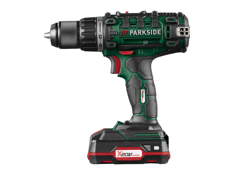 Prejsť na zobrazenie na celú obrazovku: PARKSIDE® Aku vŕtací skrutkovač s príslušenstvom 20 V PABS 20-Li G8 – obrázok 4