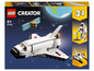 LEGO Creator 3-v-1 sada so space shuttle, satelitom a astronautom.