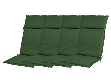 LIVARNO home Podložka na kreslo s vysokým operadlom Houston, zelená, 4 kusy