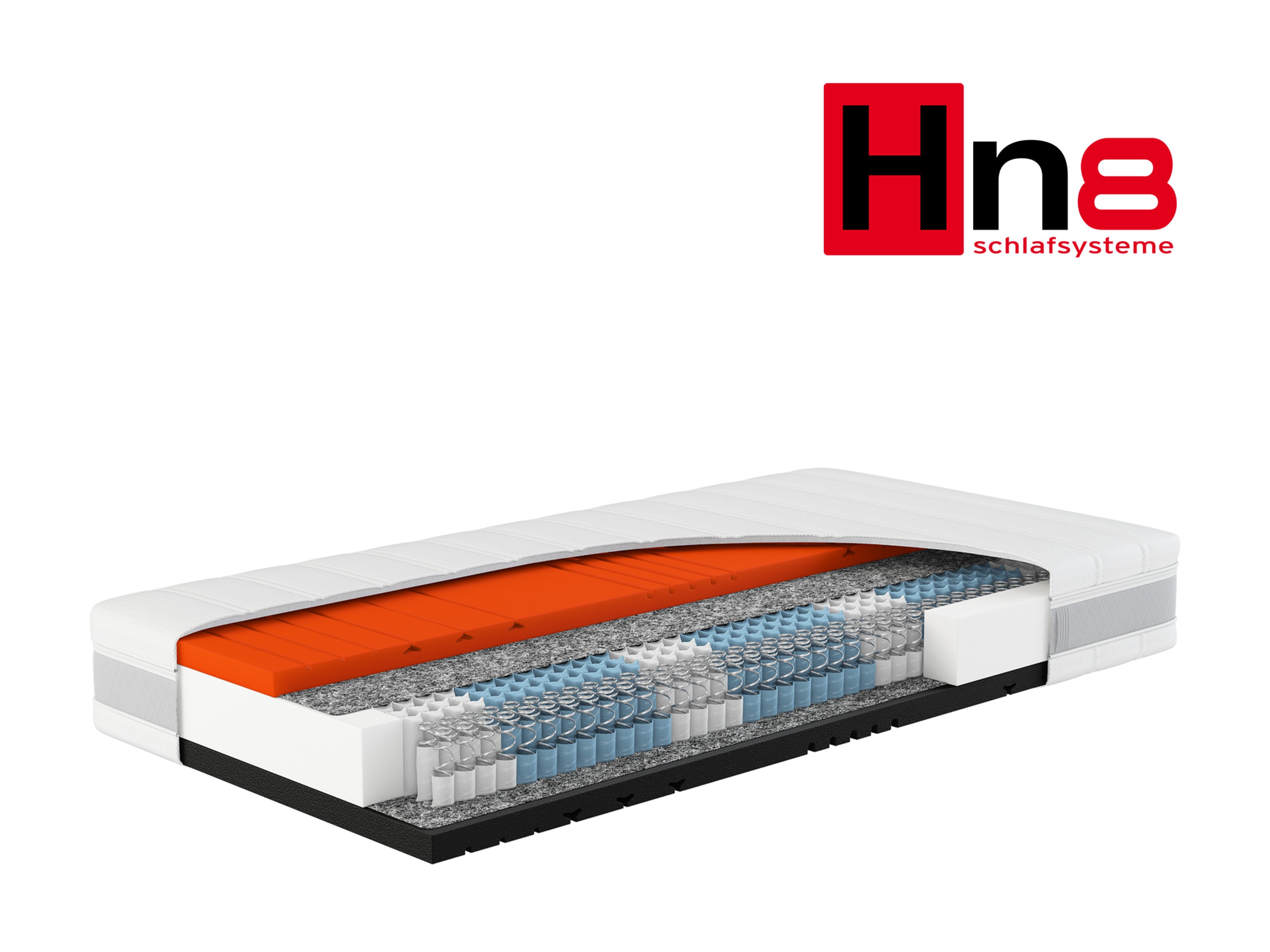 Hn8 Schlafsysteme 7-zónový matrac s taštičkovými pružinami Sleep Balance (H2/H3, 90 X 200 CM)