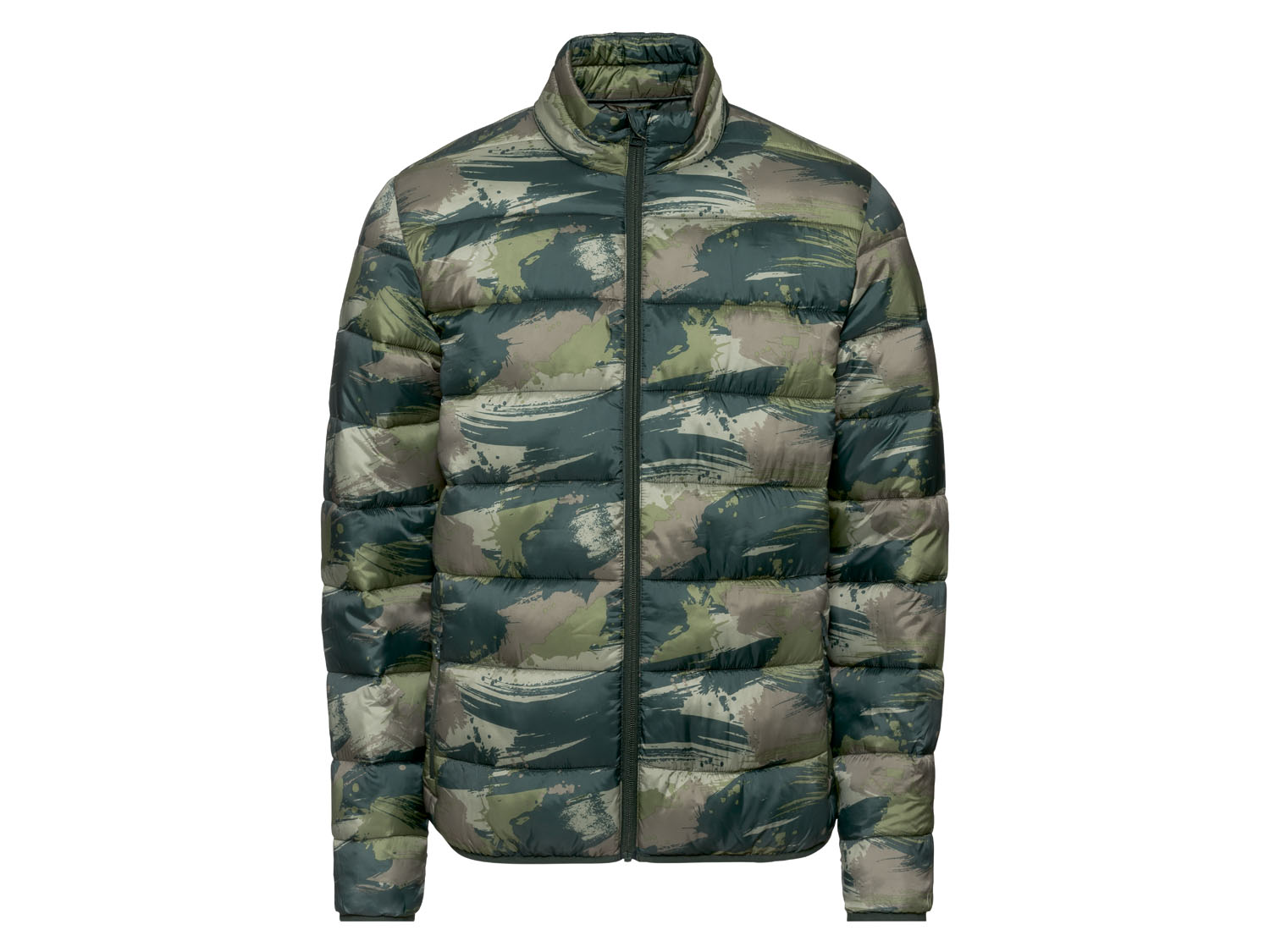 LIVERGY® Pánska prešívaná bunda (zelená, XL (56/58))