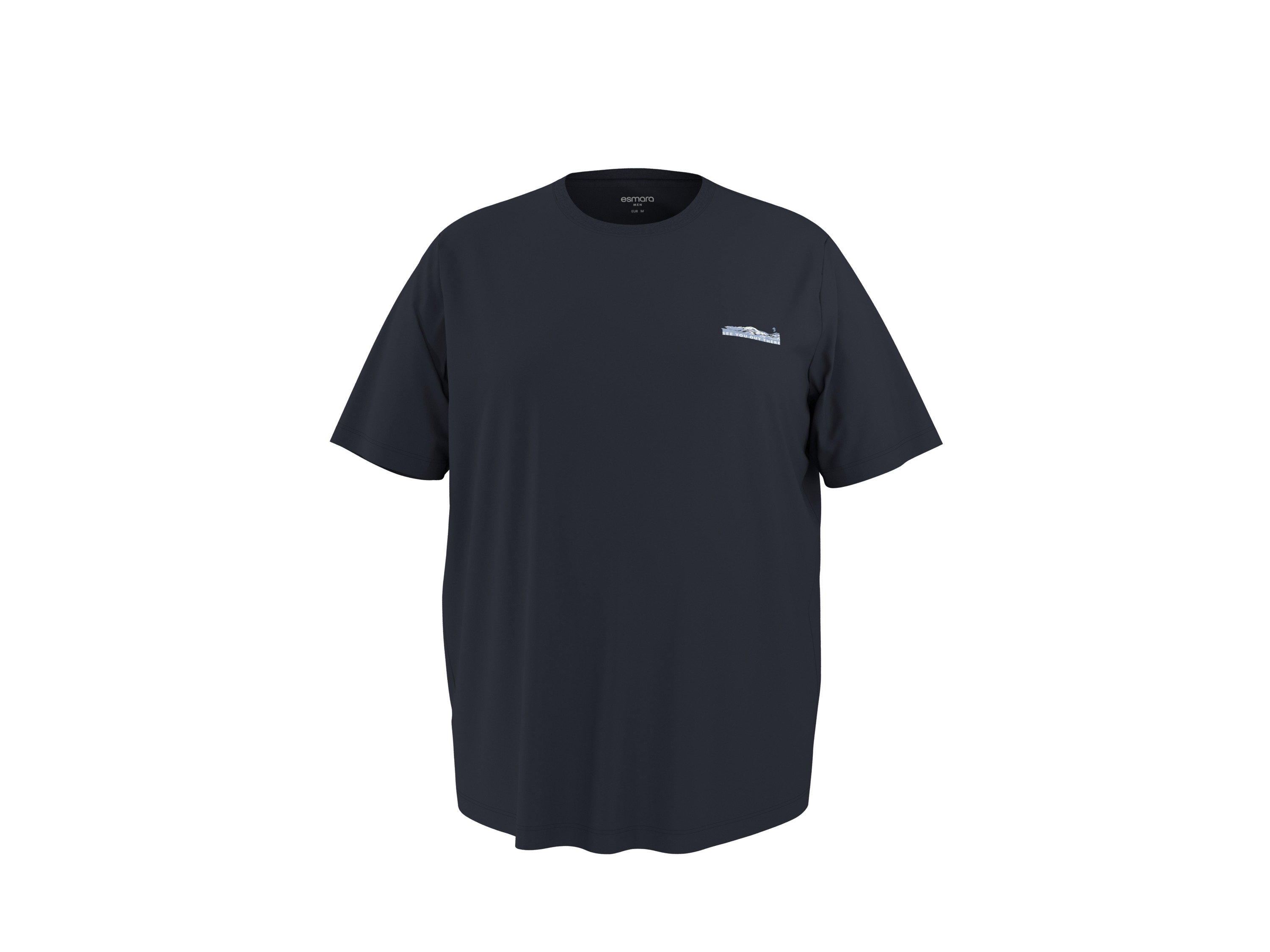 esmara Men Pánske tričko XXL (navy modrá, 3XL (64/66))