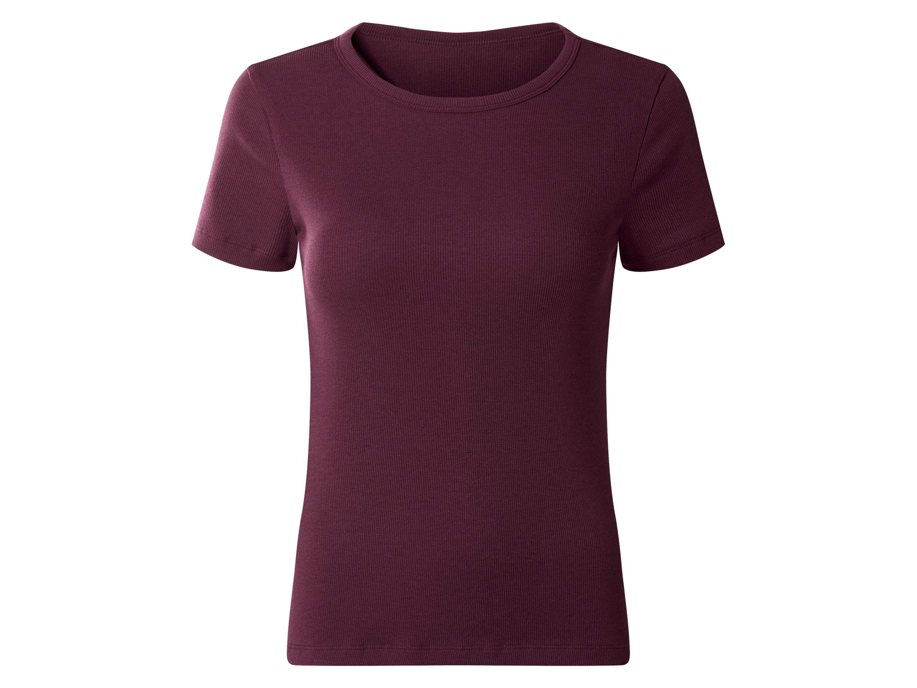 ESMARA® Dámske rebrované tričko (fialová, XS (32/34))