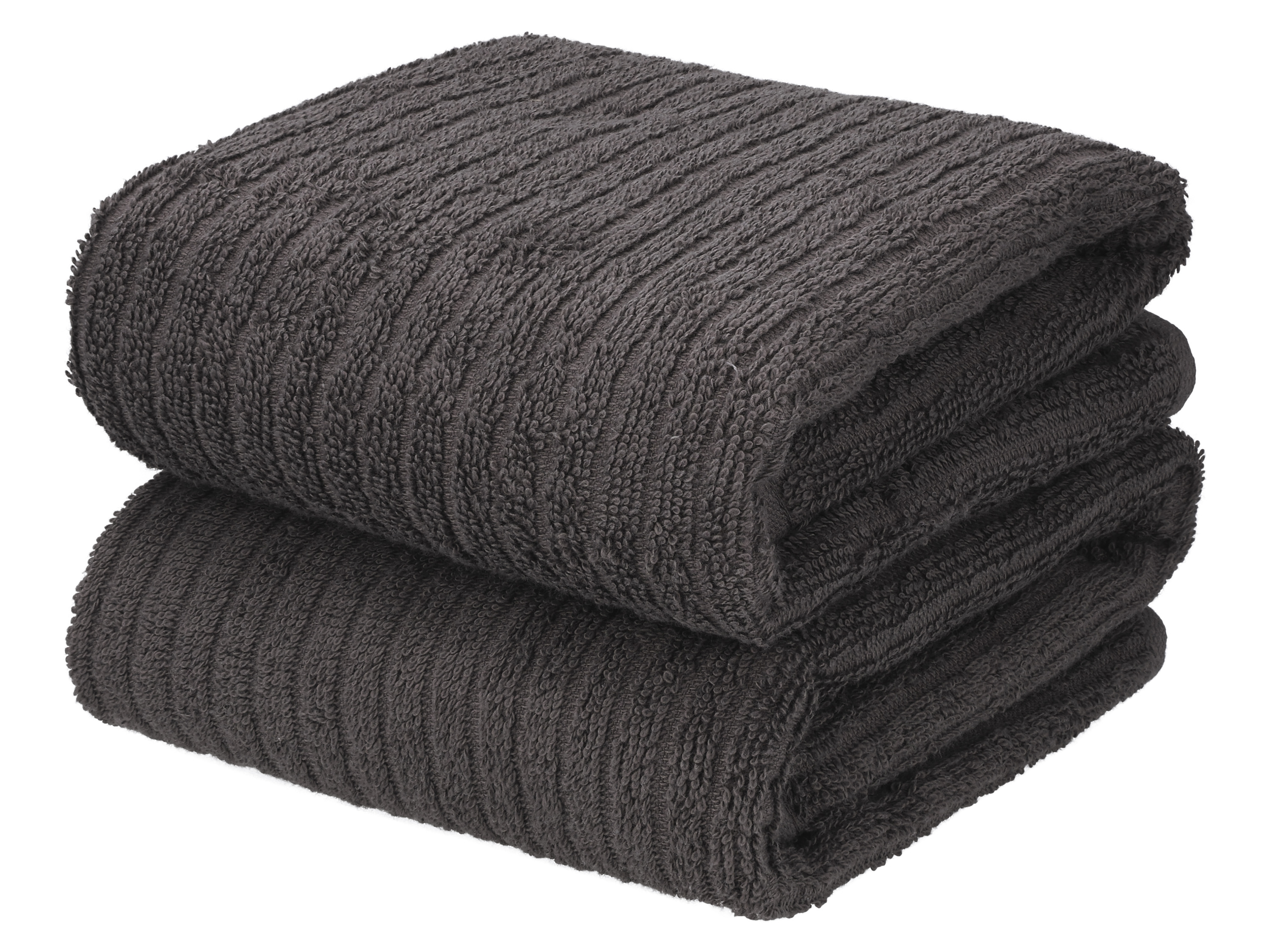 LIVARNO® Froté uterák, 50 x 100 cm, 2 kusy (tmavosivá)