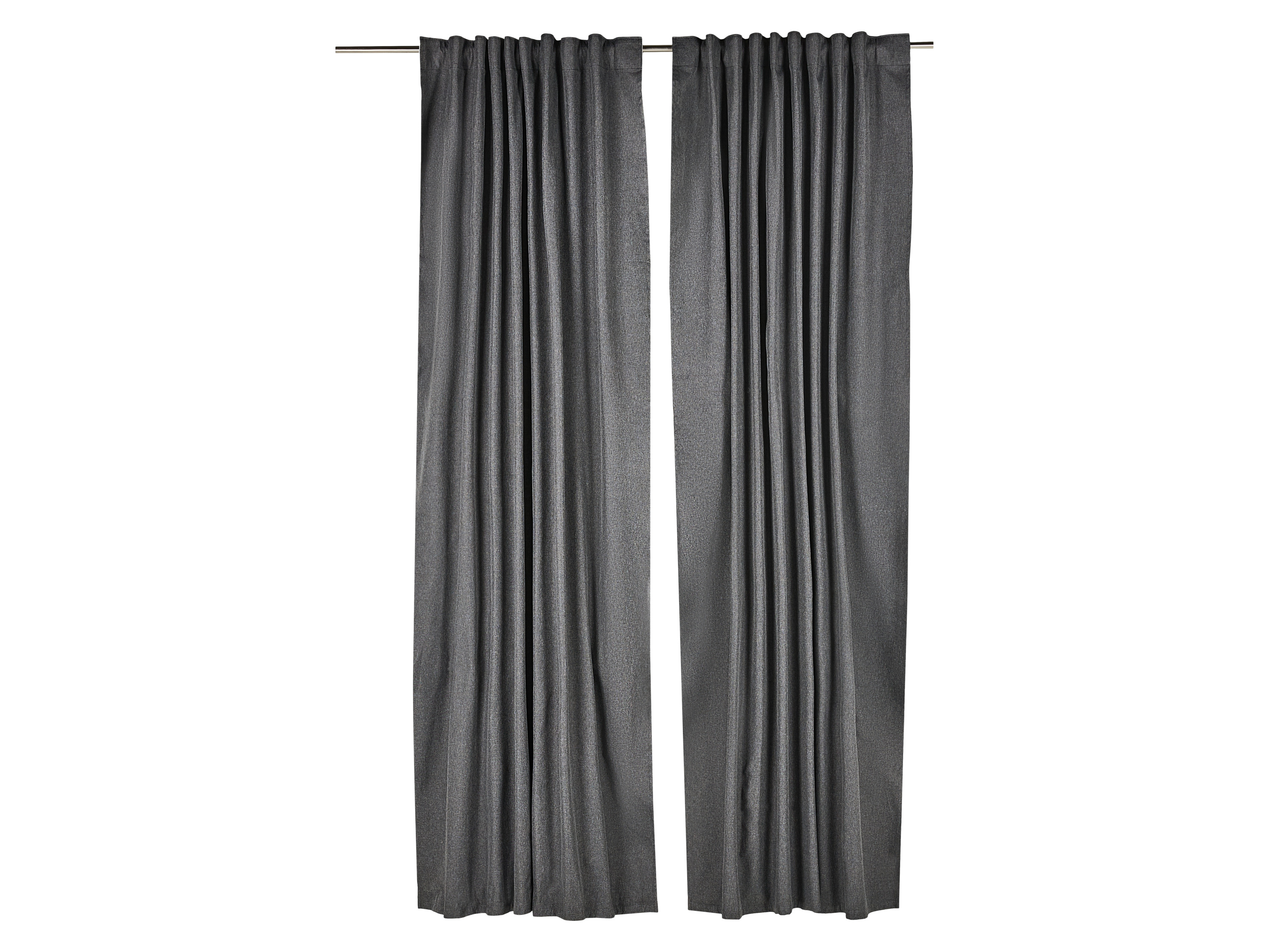 LIVARNO® Zatemňovacie závesy Premium, 135 x 254 cm, 2 kusy (sivá)