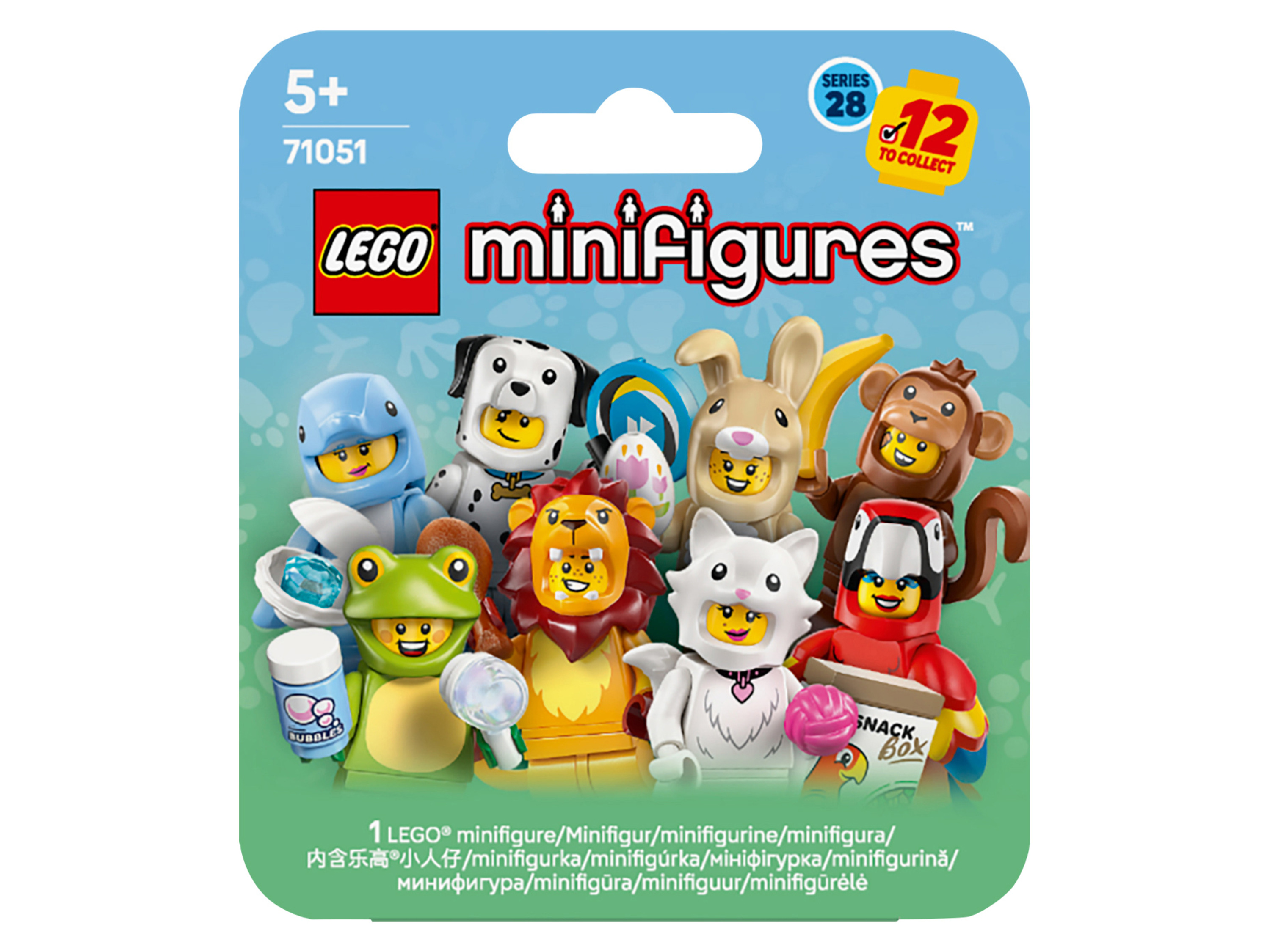 LEGO Box s prekvapením 71051 Minifigúrky 28. séria – zvieratá