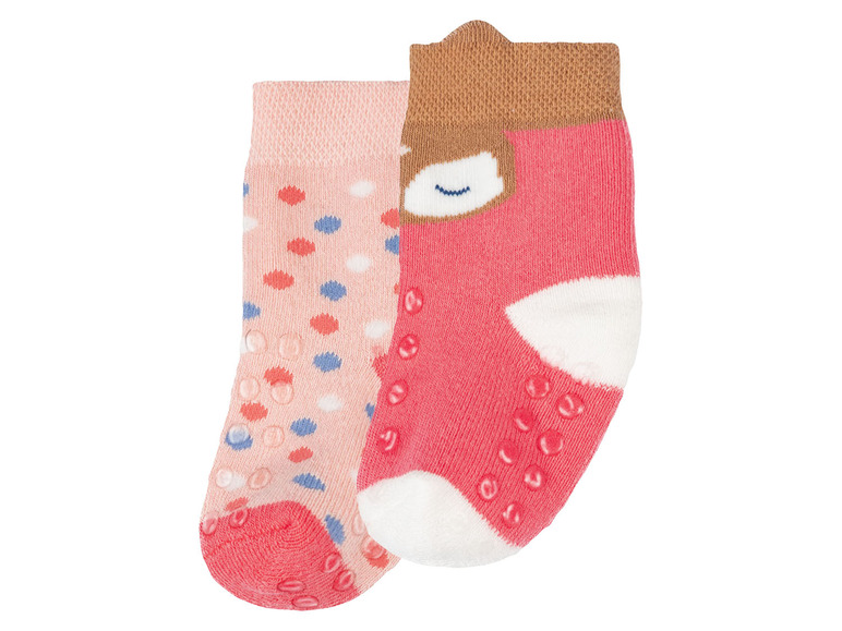 Prejsť na zobrazenie na celú obrazovku: lupilu® Dievčenské hrejivé ponožky pre bábätká, 2 páry – obrázok 9