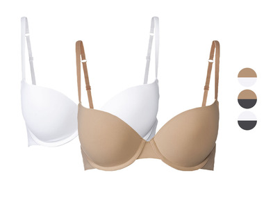 esmara® Dámska push-up podprsenka, 2 kusy