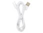 Biely nabíjací kábel USB-C na USB-A