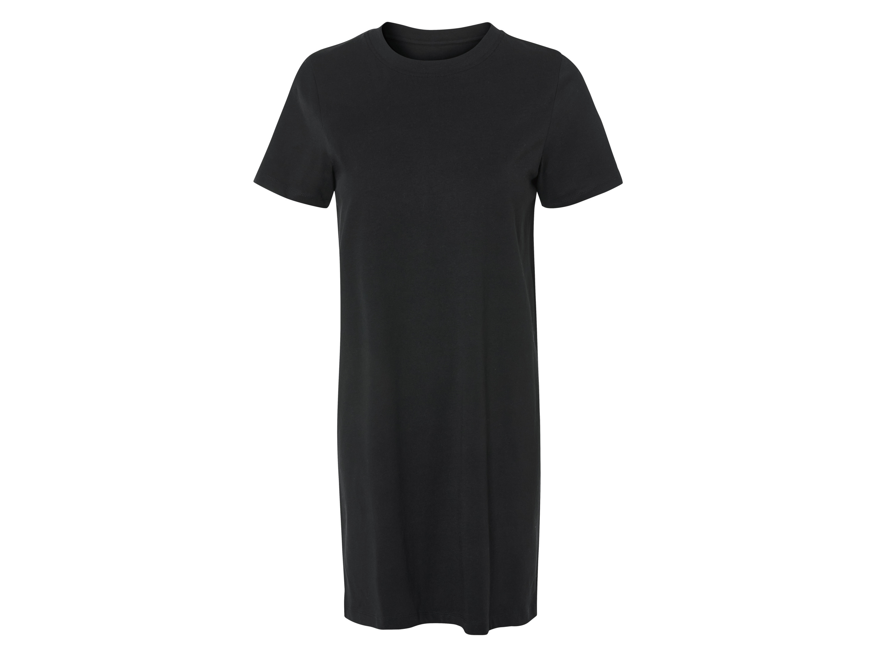 esmara® Dámske tričkové šaty (čierna, XS (32/34))
