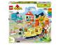 Krabička LEGO Duplo 10428 Veľký interaktívny komunitný vlak, s vlakom, figúrkami a príslušenstvom.