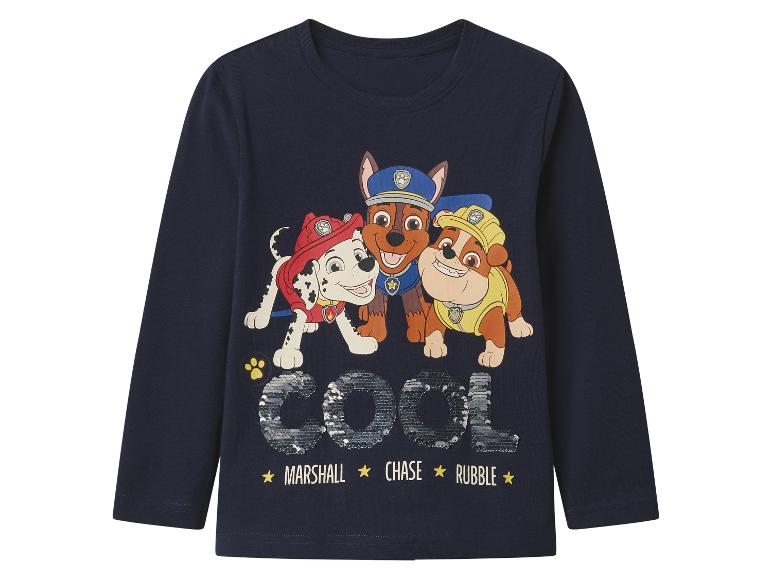Chlapčenské tričko s dlhým rukávom (navy modrá, 98/104)
