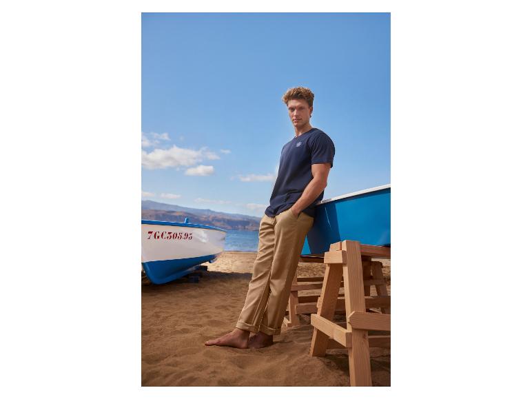 esmara Men Pánske chino nohavice „Slim Fit" (béžová, S (44/46))
