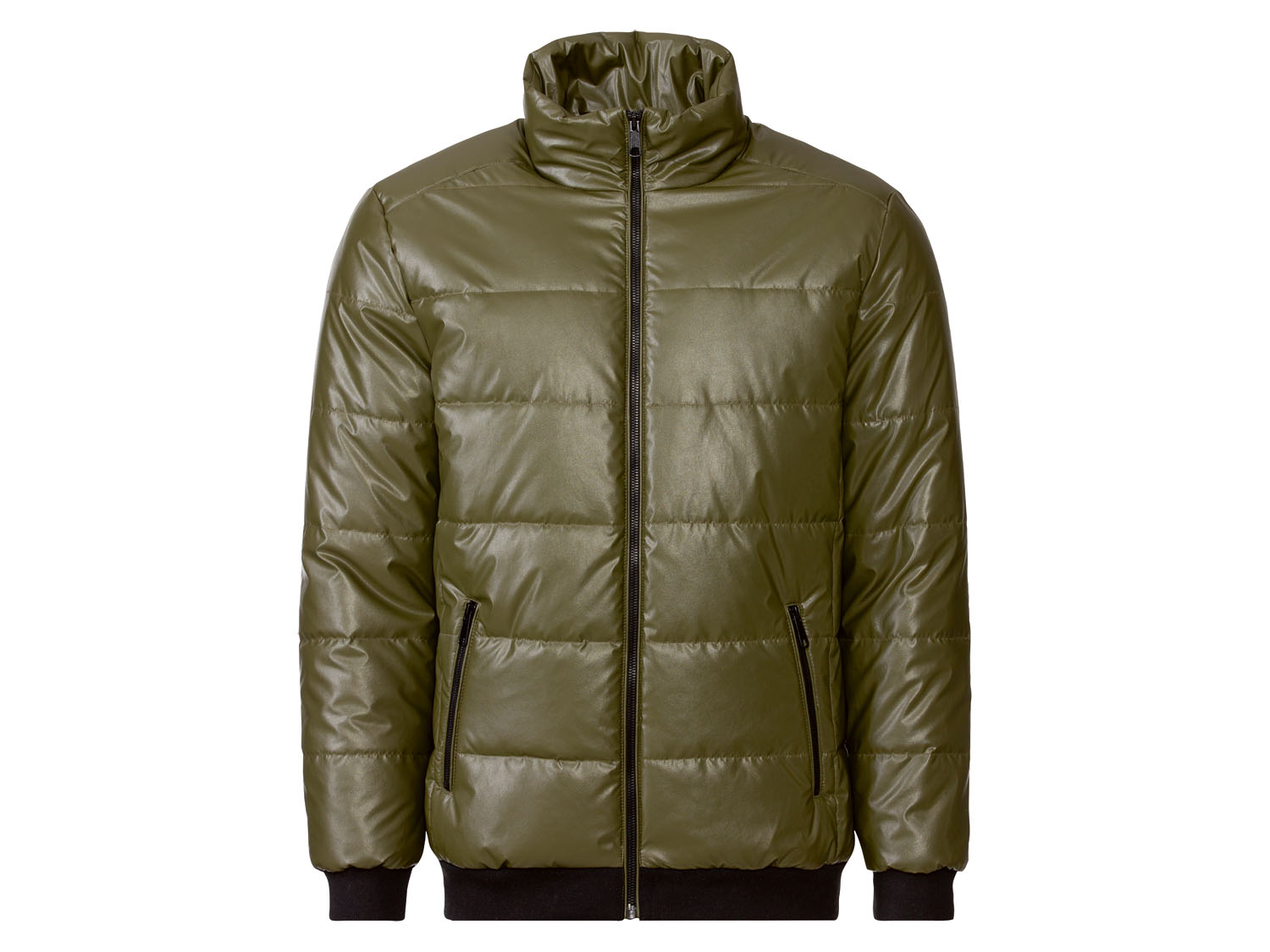 LIVERGY® Pánska prešívaná bunda (kaki, XL (56/58))
