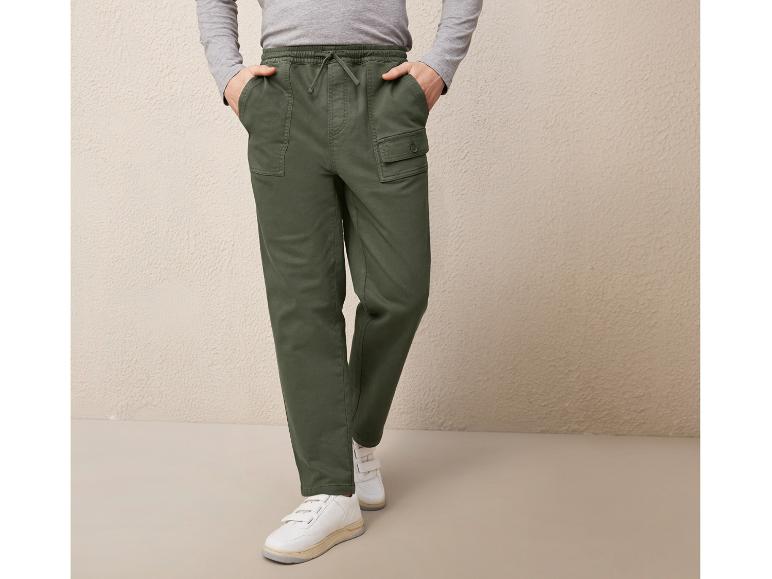 Livergy® Pánske cargo nohavice (XL (56/58), zelená)