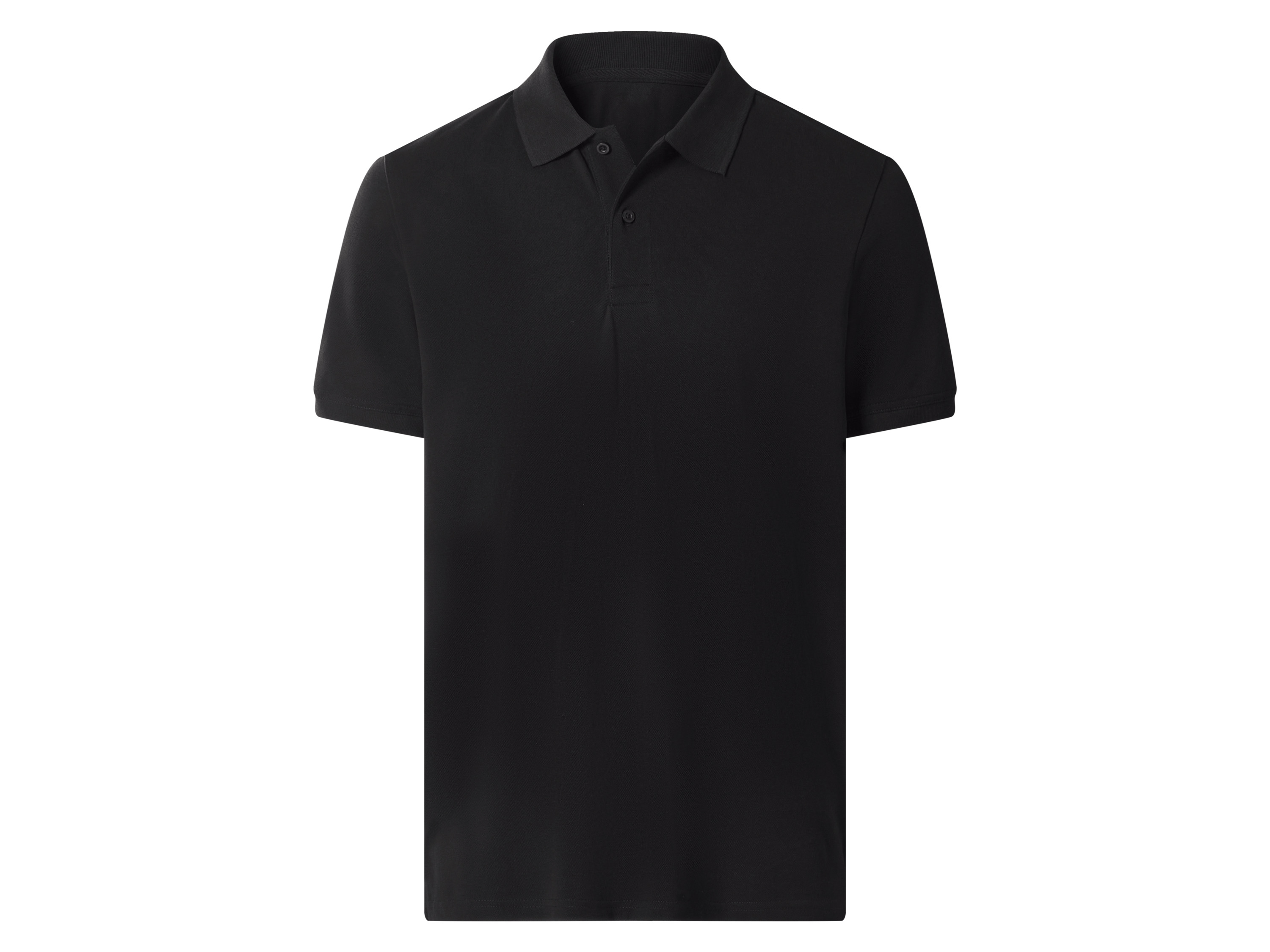 esmara Men Pánske piketové polotričko (čierna, XL (56/58))