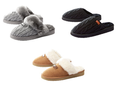 esmara® Dámske papuče z jahňacej kožušiny