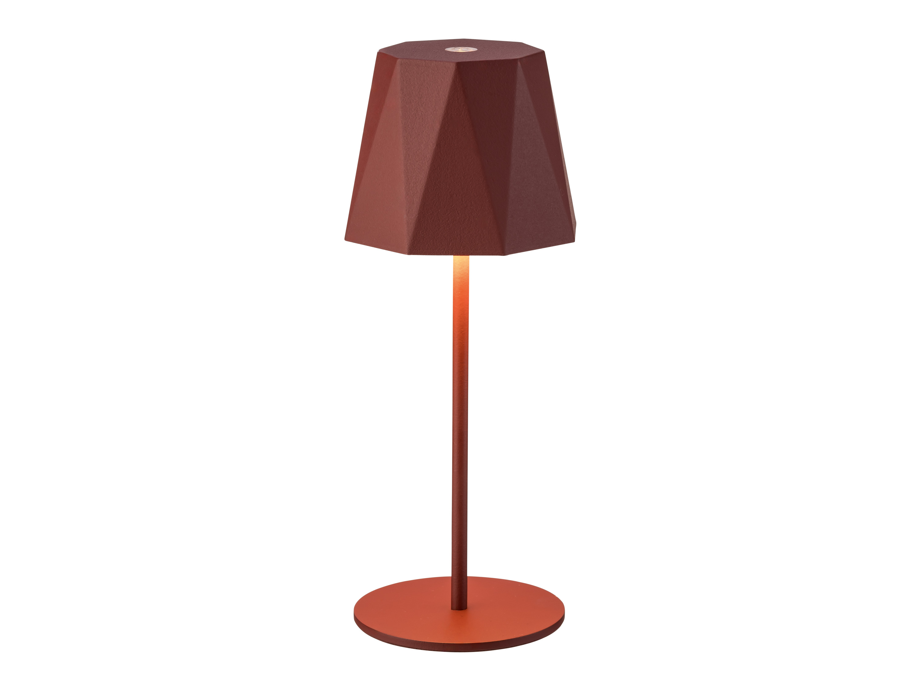 LIVARNO home Aku LED stolná lampa  (červená)
