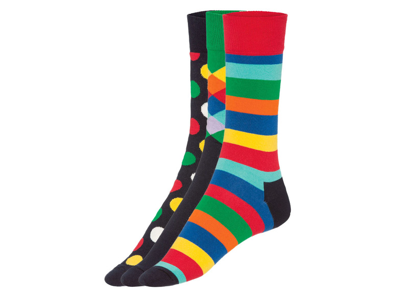 Prejsť na zobrazenie na celú obrazovku: Happy Socks Farebné ponožky v darčekovom balení, 3 páry – obrázok 2